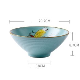 Creative Ceramic Bowl Japanese Ramen Tableware