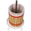 Fruit Wine Press Apple&Grape&Berries Crusher Manual Juice Maker for Kitchen -3.17 Gallon/12L