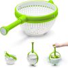 1pc Vegetable Drain Basket; Kitchen Vegetable Washing Basin; Salad Spinner; Fruit Washing Vegetable Basket; Kitchen Salad Washing Basin; Salad Fruit V