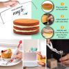 11in Rotating Cake Turntable 108Pcs Cake Decorating Supplies Kit Revolving Cake Table Stand Base Baking Tools