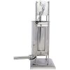 Stainless Steel Commercial Sausage Stuffer; Dual Speed Vertical Sausage Maker 22LB/10L; Meat Filler with 4 Stuffing Tubes