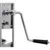 Stainless Steel Commercial Sausage Stuffer; Dual Speed Vertical Sausage Maker 22LB/10L; Meat Filler with 4 Stuffing Tubes