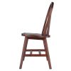 Windsor 2-Pc Chair Set; Walnut