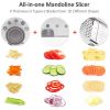 Kitchen Supplies Adjustable Mandoline Slicer Stainless Steel Vegetable Julienner Potato Slicer Cutter Magic Chopper