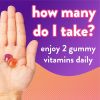 Vitafusion Vitamin D3 Gummy Vitamins;  Peach;  Blackberry and Strawberry Flavored;  150 Count