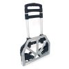 Portable Folding Collapsible Aluminum Cart Dolly Push Truck Trolley Black