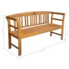 Patio Bench 61.8" Solid Acacia Wood