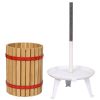 Fruit Wine Press Apple&Grape&Berries Crusher Manual Juice Maker for Kitchen -3.17 Gallon/12L