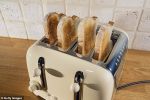 Toaster 4 Slice, Stainless Steel Extra-Wide Slot Toaster with Dual Control Panels