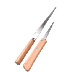 Sculpture Putty Clay Stainless Steel Wooden Handle (Option: Combination-2PCS)