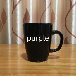 Ceramic Couple Has A Coffee Cup (Option: Purple-401 500ml)