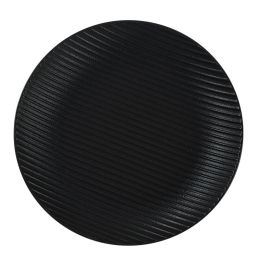 Japanese Matte Steak Plate Household Dinner Plate Western Cuisine Plate Sushi Dessert Cake Plate Hotel Restaurant Tableware (Option: Black-8in)