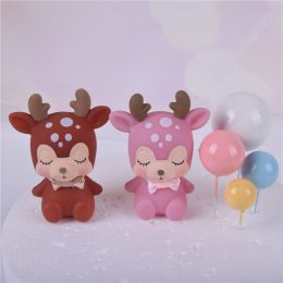 Fawn cake decoration (Option: set)