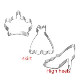 Baking Mold Fondant Biscuit Mousse Ring Cutting Mold (Option: High heels)