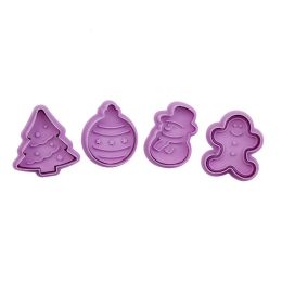 Three-dimensional biscuit mold baking household tools (Option: Christmas set)