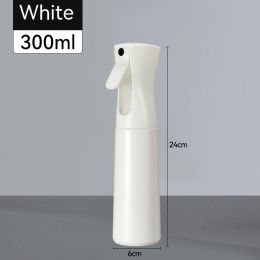 Transparent High Pressure Press Plastic Spray Bottle (Option: 300ML White-200 To 500ml)