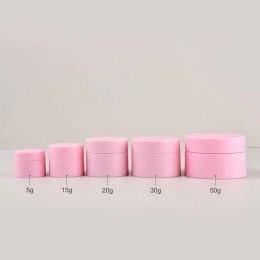 Powder Bottle Cream Ointment Plastic Separately Packed Case (Option: Pink-5G)