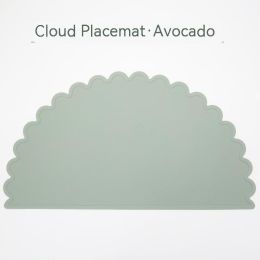 Plastic Placemat Children's Table Waterproof (Option: Avocado)