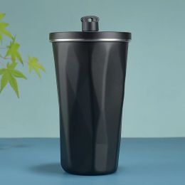 Large Capacity Portable Cup Insulation (Option: Black-600ml)