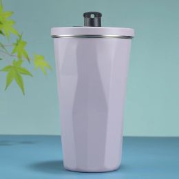 Large Capacity Portable Cup Insulation (Option: Lavender Purple-600ml)