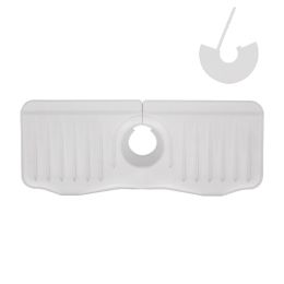 Sink Mat Kitchen Drainage Mat (Option: White Surrounding Border)