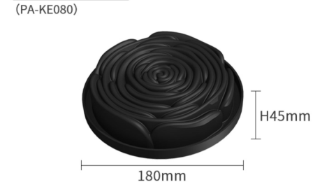 Melaleuca Big Rose Valentine's Day Mousse Silicone French Cake Mold (Option: 8)