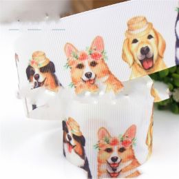 38mm Pattern Thermal Transfer Thread Ribbon DIY Handmade Packaging Accessories (Option: G 18831 1076-10yards)