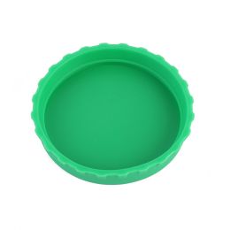 1pc Silicone Can Lid; Soda Water Silicone Closure; Beverage No Leak; Silicone Can Stopper; 2.6*0.5 Inches (Color: Green)