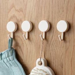 10pcs Creative punch-free wall stickers decorative paste coat hook wall hanging wall (Color: light blue & dark blue)