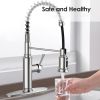 Household & Commercial Pull-Down Sprayer Spring Kitchen Sink Faucet