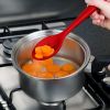 Slotted Silicone Serving Spoon High Heat Resistant Hygienic Design for Cooking Draining & Serving Kitchen Utensil