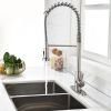 Household & Commercial Pull-Down Sprayer Spring Kitchen Sink Faucet