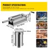 Home And Commercial Stainless Steel Sausage Stuffer Meat Press Maker Filler Machine