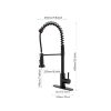 Household & Commercial Pull-Down Sprayer Spring Kitchen Sink Faucet