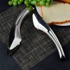 Food Serving Tongs Stainless Steel Premium Metal Ergonomic