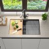 Honeycomb Pattern Nano Coated Workstation Sink