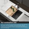 Honeycomb Pattern Nano Coated Workstation Sink