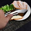 Food Serving Tongs Stainless Steel Premium Metal Ergonomic