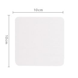 Diatomite Coaster Cup Bathroom Soap Box Hydrophilic Pad (Option: White 10x10cm)