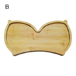 Wood Cheese Board Charcuterie Restaurant Plate (Option: B)