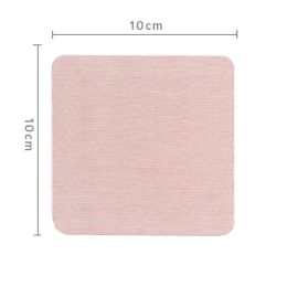 Diatomite Coaster Cup Bathroom Soap Box Hydrophilic Pad (Option: Pink 10x10cm)